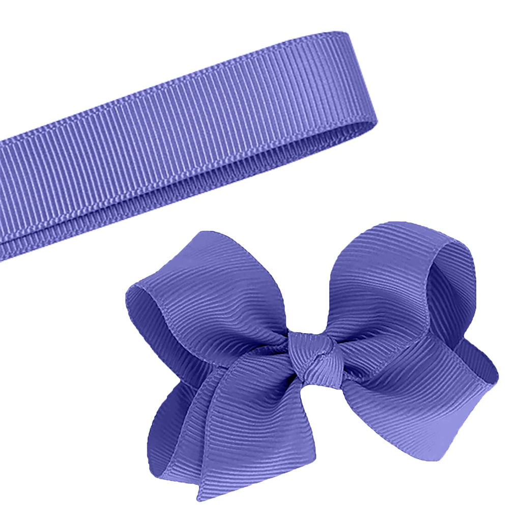 Perwinkle Ribon WEBB DIRECT2U 5 Yards Solid Periwinkle Grosgrain Ribbon Yardage DIY Cr ...
