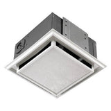 Broan-Nutone 682 Duct-Free Ventilation Fan, White Square Ceiling Or Wall Exhaust Fan With Plastic Grille