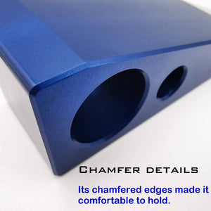 Aluminum Wedge Firefighter Tools - Firefighter Door Wedge, 4.3 Oz Ultra-Light 7075-T6 Aluminum Metal Wedge