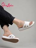 Shoetopia Women'S Girls-P-19 Flat Sandal-8 Kids Uk (Girls-P-19-White)-Eu41,White,8,B0D4VQQQFQ