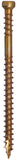 GRK 772691160775 16077#8 x 2 RT Composite Exterior Trim Screws 725 Count, No Size, Gold