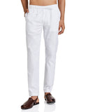 See Designs Men's Cotton Pyjama Pajama Bottom (SDMDWPJ100_White_X-Large
