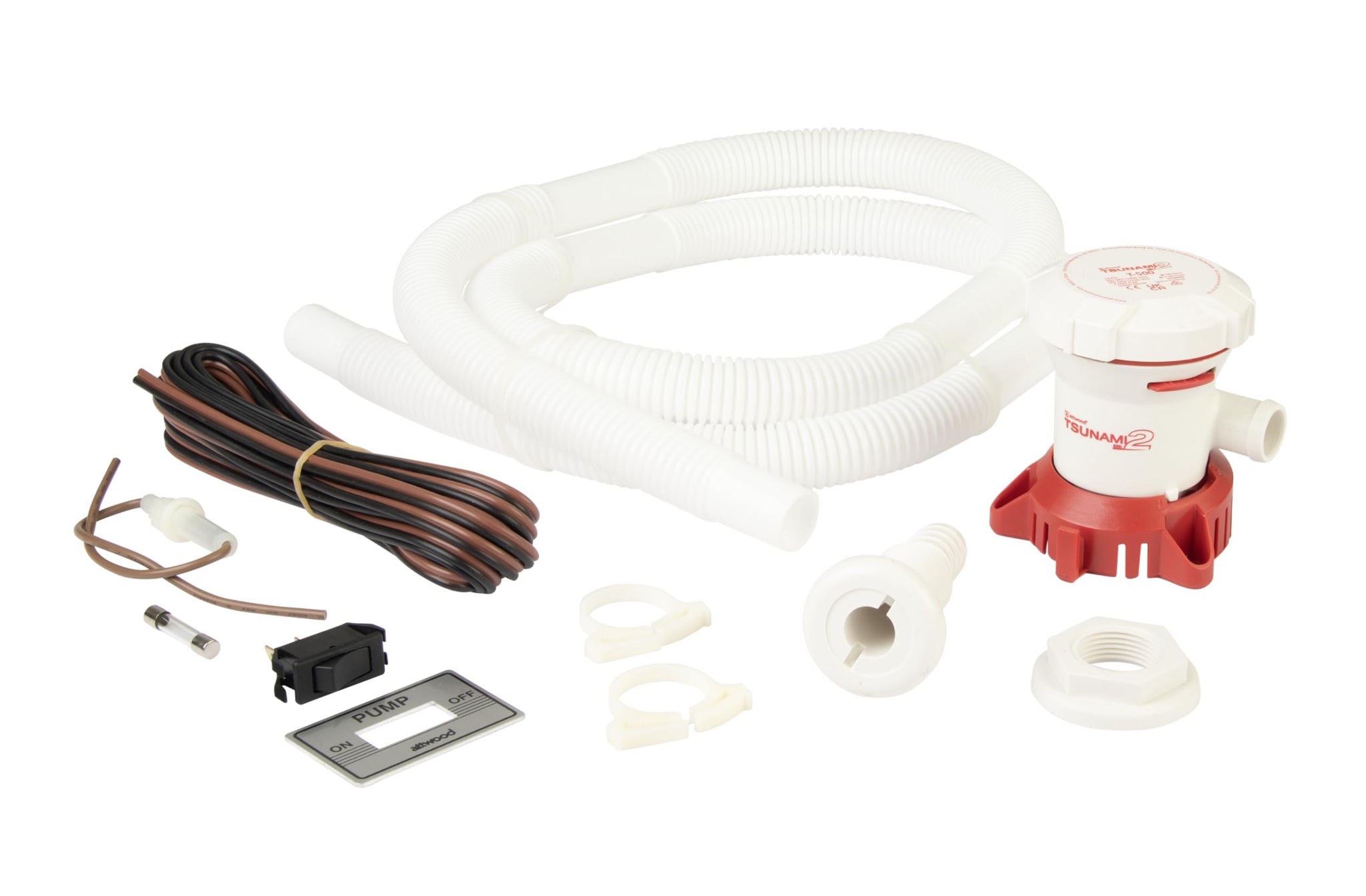 Attwood Tsunami Mk2 T500 Manual Bilge Pump 500 Gph 12V