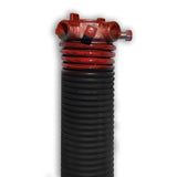 DURALIFT .225 x 2 x 27 Torsion Garage Door Spring (Red, Right Wound)