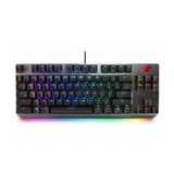 ASUS RGB Mechanical Gaming Keyboard ROG Strix Scope TKL | Cherry MX Brown Switches | 2X Wider Ctrl Key for FPS Precision | Gam