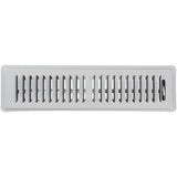 Shoemaker Manufacturing, Cement Gray, 2x14, Premium Floor Register, All Steel Heavy Duty Vent Cover
