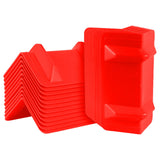 SALUINOKI 24 Pack Flatbed Edge Corner Protector for Cargo Shipping, Plastic Ratchet Strap Protectors for Tie Downs, Corner Guard