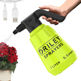 Oriley Electric Spray Bottle Automatic Power Water Sprayer Portable Rechargeable Lawn Mister With Adjustable Nozzle Handheld Wat