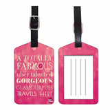 Nutcase Designer Luggage Travel Baggage Tags Single Tag With Name Card Inside Glamourpuss