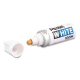 Pentel PEN100W Felt Tip White Markers