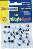 Chenille Kraft Company Round Wiggle Eyes, Black
