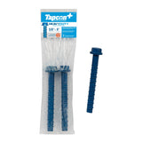 Tapcon+ 5/8 x 6 Inch Heavy-Duty Hex Head Concrete Anchors, 2 PCS, Corrosion Resistant Blue Climaseal Coating, Outdoor Rated Use,