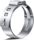 100PCS 3/4 Inch PEX Cinch Clamps Rings, 304 Stainless Steel PEX Fitting Clamps Pinch Clamps Ring Pex Crimp Rings for PEX Tubing 