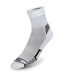 Tego Socks Quarter Ultralight Nylon Medium(1 Pack) WhiteSports, Fitness, Running, Exercise, Thick Good Grip, For Men,