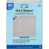 Pellon, White, StickNWashaway Stabilizer, 8.5 by 11Inch, 5Pack