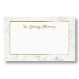 In Loving Memory Enclosure Cards 3 1/2in. x 2 1/4in. 50/Pack