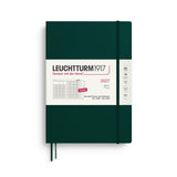 LEUCHTTURM1917 Monthly Planner & Notebook 2027, Softcover, Composition (B5), Forest Green