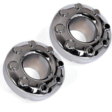 G-PLUS Dually Front 4X4 Open Chrome Wheel Center Hub Cap Compatible with 2005-2018 Ford F350 Replaces 5C3Z1130TA