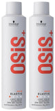 OSiS+ Elastic Light Hold Hairspray, 9 oz (2 Pack) | Heat Protection and Shine | All Hair Types