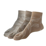 Van Heusen WomenS Cotton Quarter Length Thumb Socks (Pack Of 3) Skin, Skin Melange, Light Brown Melange