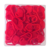 Ecomistiq 50Pcs/Set Knitting Crochet Locking Stitch Needle Clip Markers Tool Red | Other Crocheting & Knitting | Crocheting & Kn