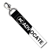 Isee 360 Advocate Logo Lanyard Tag With Swivel Lobster For Gift Luggage Bags Backpack Laptop Bags L X H 5 X 0.8 Inch