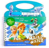 Asterin sales Reusable Magic Cartoon Theme Childrens Educational Toy Water Painting Book with Magic Doodle Pen for Kids Colorin