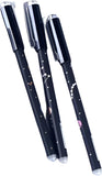 Eclet 3Pc Erasable Gel Pen Set Blue Ink Smooth Writing Pens for Students, Office & School Use