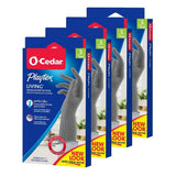 PLAYTEX Living Reuseable Rubber Cleaning Gloves, Color May Vary (Small, Pack 4)