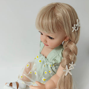 Starfish Hair Clip Bride Hair Barrettes Wedding Head Pieces Ponytail Holder Hair Accessories for Women and Girls (Style1-2Pcs)