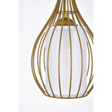 Living District Indoor Modern Home Decorative Bright Ceiling Miya 1 Light Brass Pendant