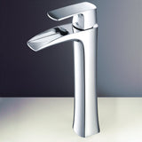 Fresca Bath Fft3072Ch Fortore Single Hole Vessel Mount Bathroom Vanity Faucet, Chrome