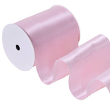 Ribest Light Pink Double Faced Satin Ribbon, 4 Inch 5 Yard Ribbon for Crafts Gift Wrapping Bows Wedding Party Decoration Bouquet