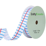 CraftyCrocodile Teacher Notebook Crafting Ribbon - Measuring Ribbon for Crafts and Gifts - School Ruler Teacher Notebook Themed 