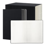 miikoul 24 Pack A5 Blank Kraft Notebooks 8.3inchx5.5inch 60 Pages for Writing