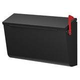 Large Wall Mount Mailboxes for Outside with Flag - Morden Mailbox for House, Galvanized Steel Waterproof & Rustproof Outside Pos