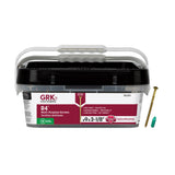 GRK Fasteners R4 #9 x 3-1/8 Inch, Multi-Purpose Framing Screws, 720 PCS, Rust Resistant Climatek Coating, Outdoor Fencing and De