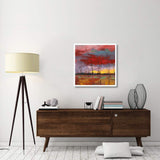 Tramonto Sul Bosco I-Paper Art-32,,X32,,