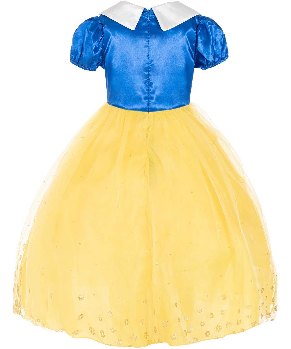 Funna Costume Princess Dress for Toddler Girls with Accessories, 7 Years