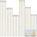 600Pcs Ball Head Pins Eye Pins for Jewelry Making Supplies Straight Bendable Ball Headpin for DIY Craft Earring Pendant Necklace