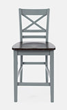 Jofran Inc. Asbury Park X-Back Stool (Set Of 2)