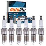 6 pc Autolite Platinum Spark Plugs compatible with Ford F-150 4.2L V6 1998-2008