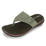 Ortho Joy Doctor Footwear For Women|| Fancy Footwear For Women || Orthopedic Women'S Fancy Slipper/Sandal For Women,Drak Green,5,B0CTF7PJZP