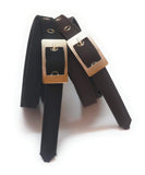 Xxxxl Oversize Plus Size Long Ladies Formal Casual Denim Material Jeans Belt 2Pcs Black And Brown