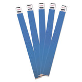 Advantus 75513 Crowd Management Wristbands, Sequentially Numbered, 10 x 3/4, Blue, 500/Pack