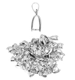 Mandala Crafts Metal Pendant Clasp Connectors Bails for Necklace Pinch Bails for Jewelry Making Silver Pinch Bail Pendant Fi