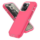 Sansunto for iPhone 16e Case, Protective Cover for 13, 14, 15, 16E 6.1, Heavy Duty Shockproof Drop Proof 3 in 1 Silicone Rubber 