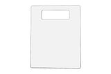 Marketing Holders Shirt Folding Board 8.5 x 12 Acrylic Laundry Organizer for Casual Wear Stores Clothing Stores Uniform Retail