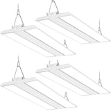 hykolity 4 Pack 4FT LED Linear High Bay Shop Light, 250W LED Shop Light, 31250lm 125LM/W, 100-277V, 0-10V Dim, 5000K Daylight Li
