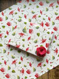 Dovetail Aloha Gift Wrapping Paper Pack of 20 Sheets (29 x 19 in) | Hibiscus & Butterfly Floral Design for Birthdays, Baby Sho
